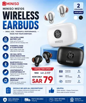 Miniso wireless earphone