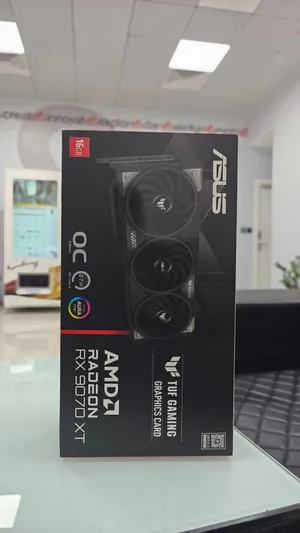 ASUS TUF RX 9070 XT OC 16GB GPU / كرت شاشة أسوس تاف