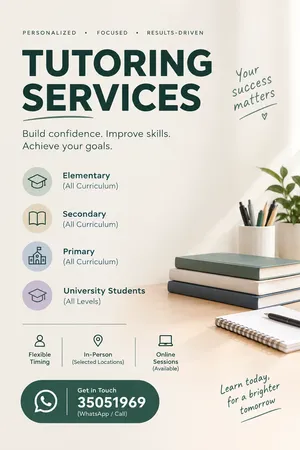 Tuition for All Levels & Curriculums / Private teacher available