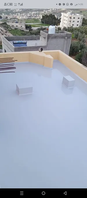 تنفيذ الايبوكسي وعزل اسطح المنازل وعزل الوجهات الحجريه الآبار وبرك السباحه واساسات المباني