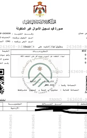Commercial Land for Sale in Amman Downtown