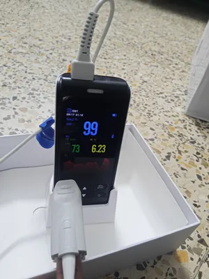 Oximeter pulse جهاز قياس نبض القلب والاوكسجين ومونتيور لتخطيط القلب يتميز بخاصية البلوثوت وحفظ السجل
