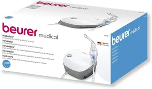 جهاز تبخيرة (نيبولايزر) بتقنية الهواء المضغوط من ماركة بيورر الألمانية، طراز Beurer Nebuliser IH
