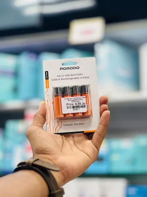 Brand New Porodo AA Rechargeable Batteries in Oman Sustainable