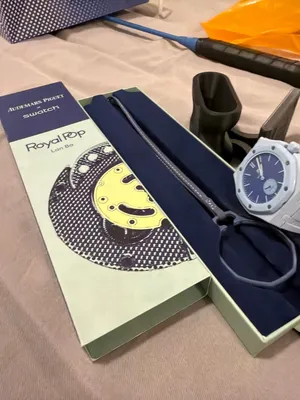 Swatch × Audemars Piguet Royal Pop LAN BA Watch + Original Box & 3D-Printed Display Stand