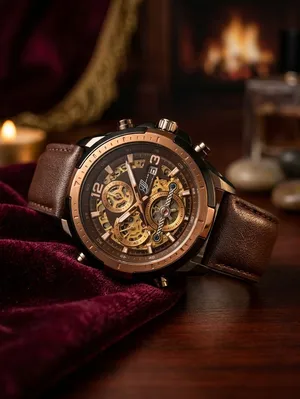 ساعة كاسيو إيديفيس أصلية Casio Edifice EFR-539L-5AVUDF للبيع جلد