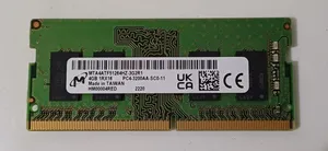 للبيع قطعة رام لابتوب من شركة micron النوع DDR4 السعة 4GB السرعة 3200 السعر 10