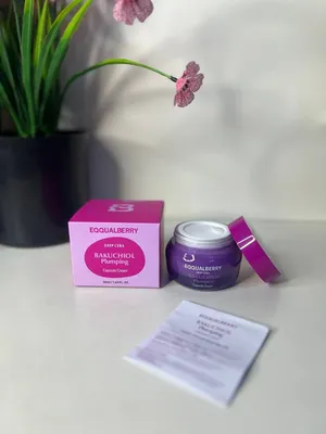 كريم ايكول بيري باركود كما موضح بالصور والفديوهات Eqqualberry Deep Cera Bakuchiol Plumping Capsule (