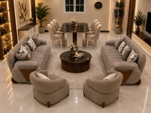 طقم الانتريه الترند تحفه خشب زان محمل Furniture oh