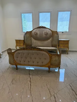 Egyptian Zan Wood Furniture with Granite Marble