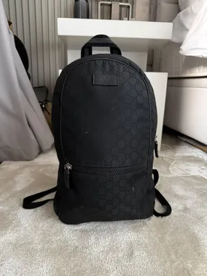 GG jacquard bagpack