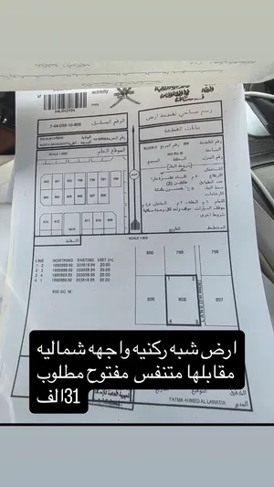 صحنوت مربع دال سكنيه شبه ركني