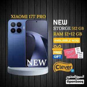متوفر الان شاومي 17 تي برو جديد XIAOMI 17T PRO 512G 12GRAM NEW