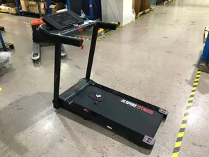 جهاز ركض فخم TREADMILL sport fitness  جك يدوي للطي مساحة ركض واسعه سرعات لغاية 12 كم فعلي 2 حصان