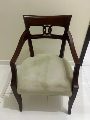 Wooden Upholstered Armchair