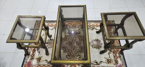 طقم طاولات زجاج كلاسيكية للبيع – 250 ريال