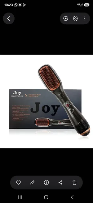 الوصف: مجفف شعر Joy جديد وبجودة عالية، أداء قوي ومناسب للاستخدام المنزلي والصالونات. ضمان لمدة سنة