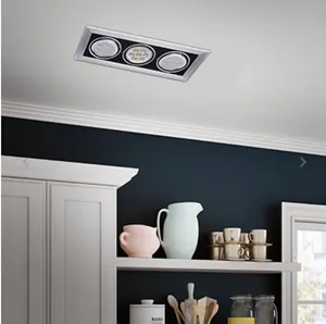 سبوت لايت LED معدني 9 وات × 3 – تصميم عصري موفر للطاقة للمنزل والمكتب، مناسب للتركيب داخلية