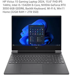 gaming laptop hp victus 15 2tb ssd 32gb ddr5 ram