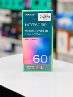 Brand New Infinix Hot 60 5G Plus mobile in oman  16GB/256GB