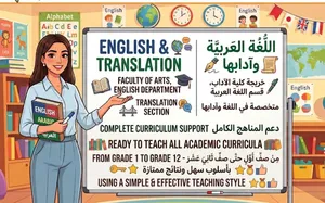 معلمة مؤهل اداب English ومؤهل اداب لغه عربيه تدريس كافه المناهج باحترافيه