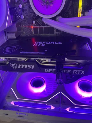 للبيع كرت RTX 3050 8gb لايشكي من اي حاجه