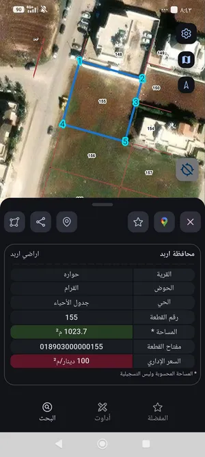 قطعة ارض سكنيه
