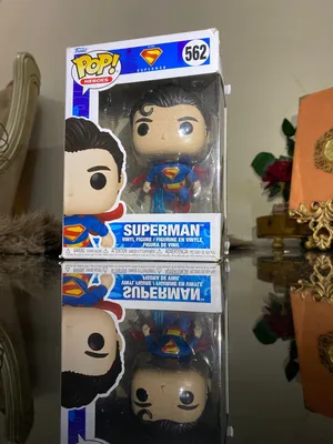 مجسم سوبر مان  562 Funko pop فقط 45 درهم غير مستخدم و الحق يا ما تلحق