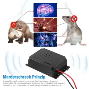 طارد الفئران والجرذان لحماية سيارتك واسلاكها @ Car Vehicle Ultrasonic Control Mouse Rodent