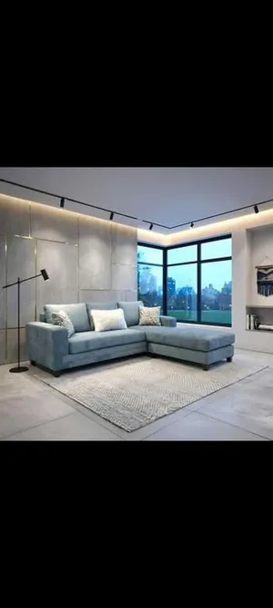 كورنر حرف L مريح وعملي موديل ايكيا بكفاله 5سنوات من مفروشات الماسة  بسعر 280 شامل التوصيل داخل عمان