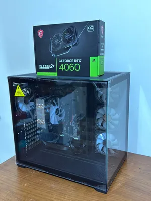 i7 12700f مع  كرت شاشة جديد 4060 للبيع