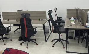 Complete Office Desk Setup – 2 Workstations + Executive Manager Desk