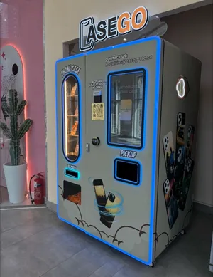 A phone case vending machine