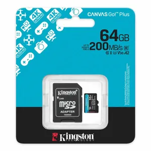 مايكرو اس دي كارد للموبايلات كينغستون اصليه بحجم 64 جيجا - KINGSTON 64GB MICRO SD CARD ORIGINAL