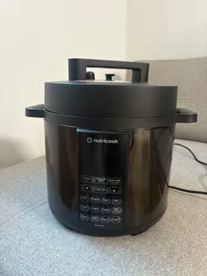 Nutricook Electric Pressure Cooker, 6 Liters, Smart Pot 2,9 In 1 Rice Cooker, Slow Cooker, Steamer,