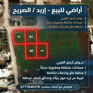 فرصة عقارية مميزة في إربد – الصريح (حوض ارحيل الغربي)