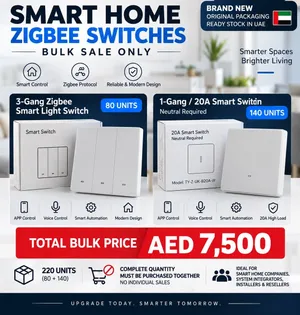 SMART HOME ZIGBEE SWITCHES – BULK SALE ONLY  Brand New • Original Packaging • Ready Stock in UAE