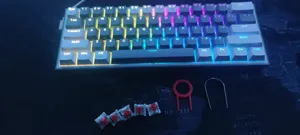 كيبورد Redragon K617 Fizz with Oring and Foam mod