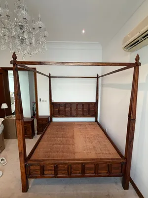 Marina four poster bed 180 by 200 with matching side tables