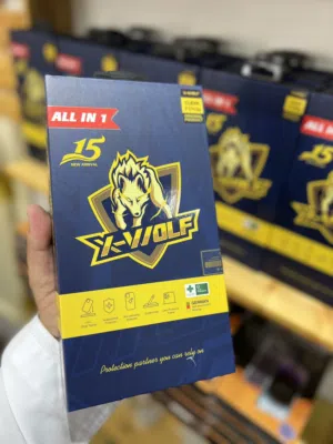 بكج الحماية الاقوى X-wolf لحماية متكاملة للايفون 15 & 15 برو & برو ماكس