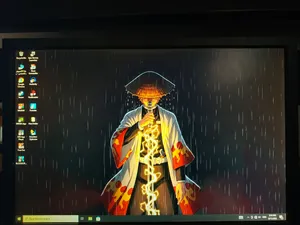 كمبيوتر Gaming للبيع مع شاشة 60Hz وكامل أسلاكه
