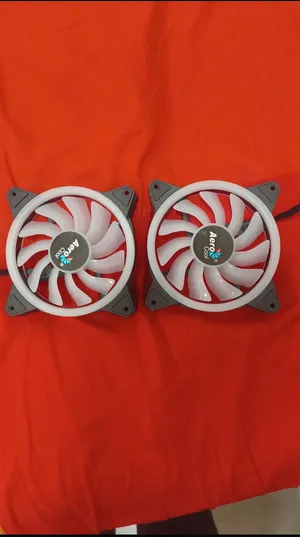 للبيع مروحتين Aerocool بيسي نضيفة حط سعرك وشيل