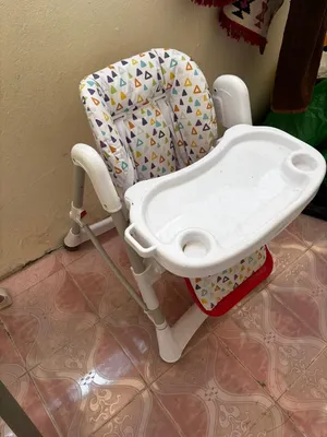 2 Baby High Chairs – Colorful Padded Seat, Large Feeding Tray, Cup Holders & Sturdy Stable Frame