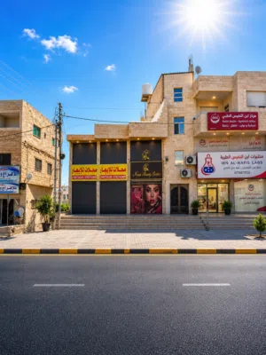 محلات للايجار موقع مييز حيوي تجاري شارع ياجوز الرئيسي