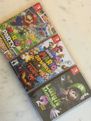 Nintendo Switch Mario Games Bundle – 3 Original Games
