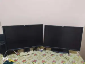 شاشتين اتش بى فل اتش دى 24 بوصه للمصممين والمبرمجين وتصلح كشاشه تليفزيون