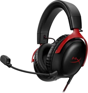 HyperX Cloud 3 Wired Gaming Headset - Black Red