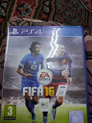 � للبيع: FIFA 16 PS4 الأصلي للبيع شريط FIFA 16 أصلي للـPlayStation 4، بحالة ممتازة جدًا، والعلبة وا