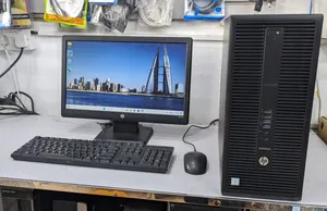 HP Core i5 6th Gen 3.2 GHz Processor Speed PC 19 LED Monitor Speaker WIN 11 Ready to Use