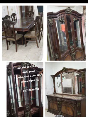 غرفه سفره تحفه خشب زان عموله دمياط
